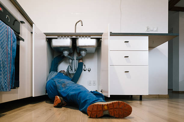 Professional Drain Cleaning technician working in Falmouth, MA